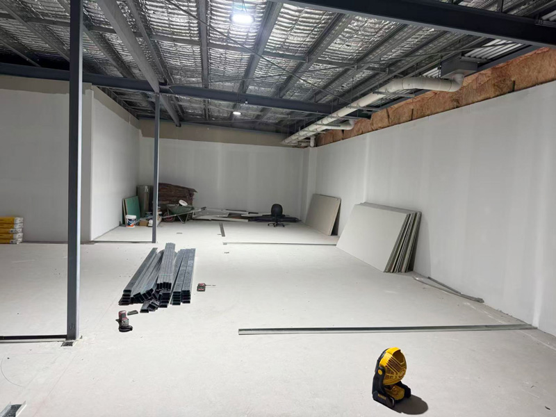 Plastering Works for Retail Fitout in Ipswich